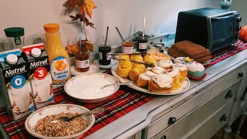 Petit déjeuner continental compris tous les jours