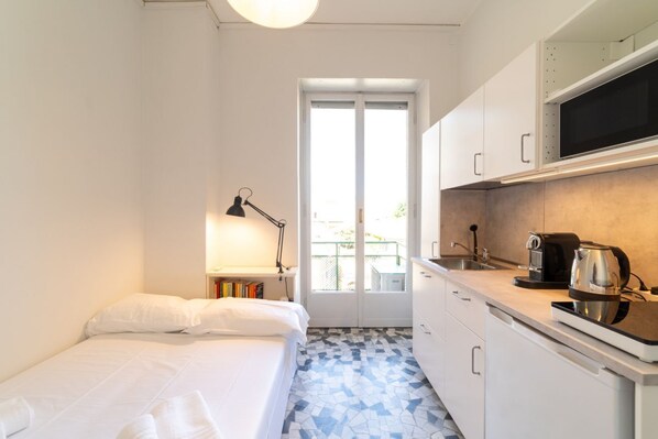 1 غرفة نوم وواي فاي وملاءات أسرّة