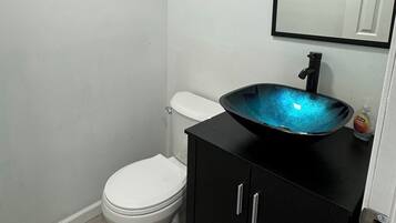 Towels, soap, toilet paper