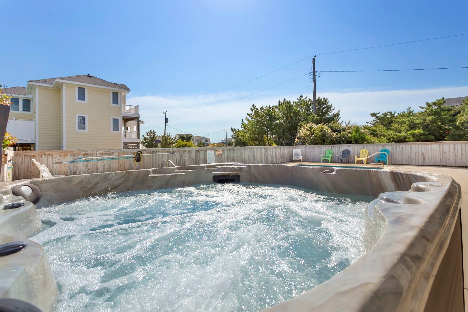 Bain à remous extérieur