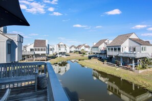 Property grounds - Ocean and lagoon view; updated villa with access to BHI club right next door! (Bald Head Island)