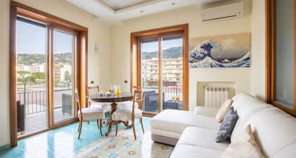 Family Home with terrace & view in Sorrento Center