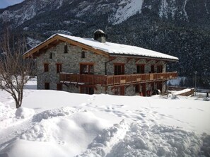 Exterior - Studio Apartment 'Le Pin Cembro' with Mountain View, Private Terrace and Wi-Fi (SOLLIERES SARDIERES)
