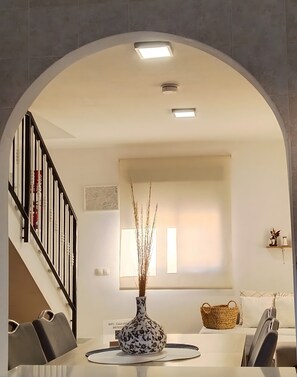 Dining - Holiday Home 'Casa De La Aldea' with Mountain Views, Wi-Fi and Air Conditioning (Baños de Santiago (Guarros))