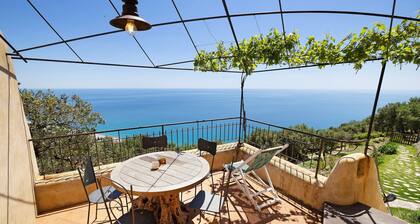 Appartement 'Mandarino' avec vue mer, Wi-Fi et climatisation