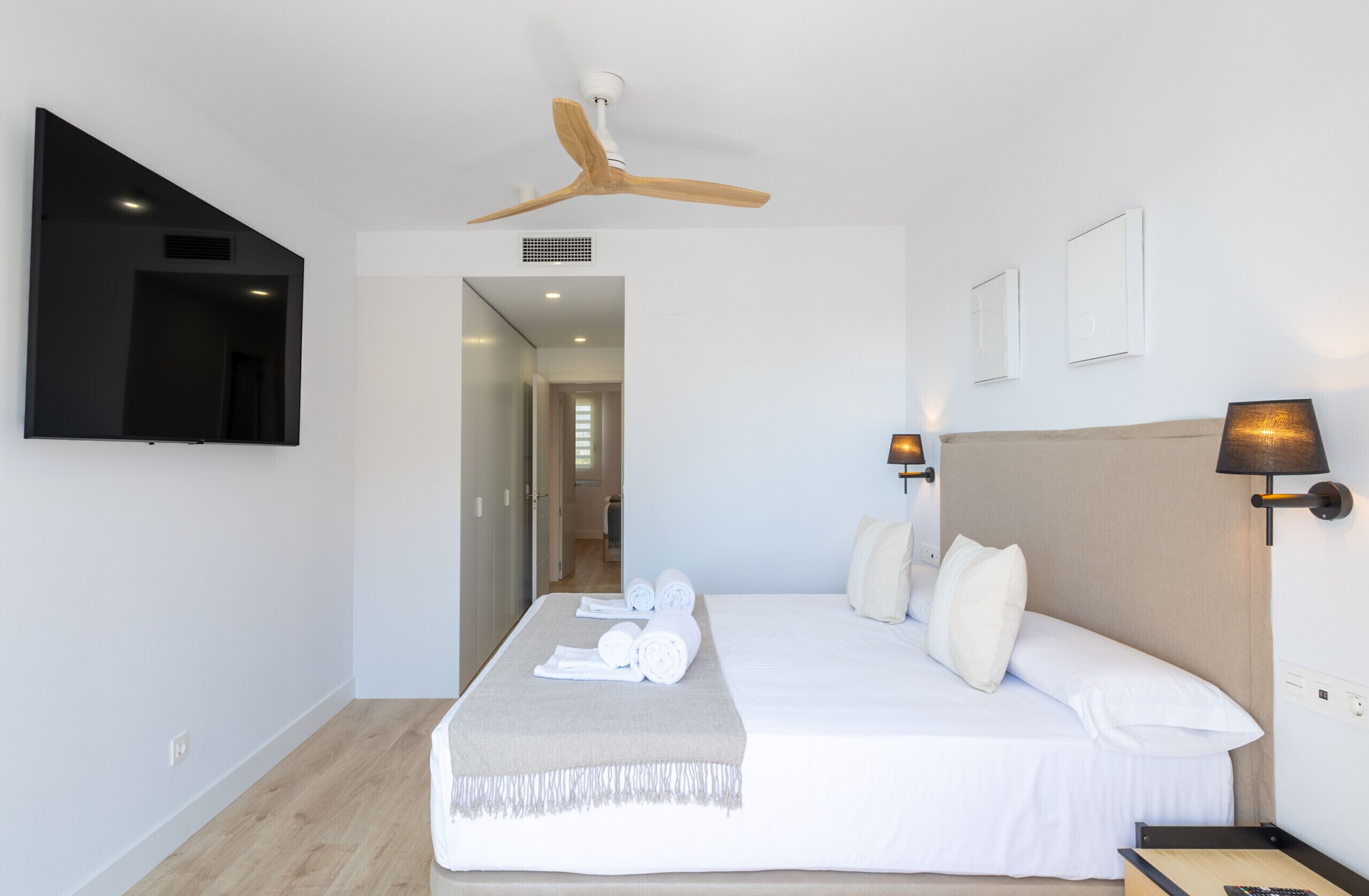 1 bedroom, iron/ironing board, travel crib, free WiFi