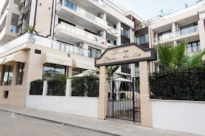 Blick von der Unterkunft