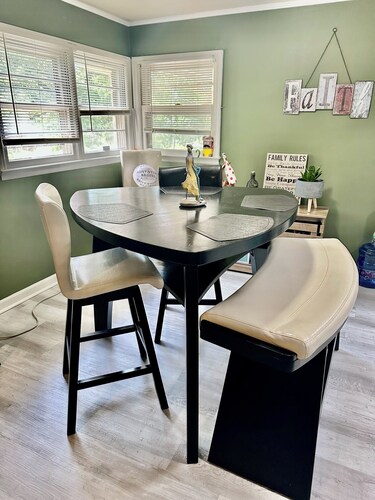 Entire home in quiet neighborhood !! This is a duplex style home!