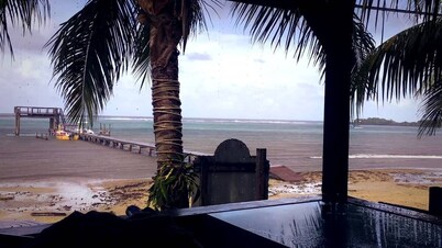 This Hidden paradise located right on the Caribbean Ocean & big tall Mountains.