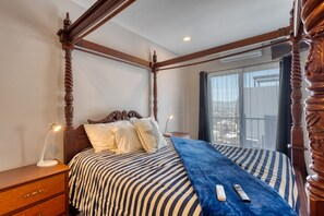 1 bedroom, Internet, bed sheets - Dog-friendly apartment with rooftop infinity pool, gym, central AC, & balcony (Cabo San Lucas)