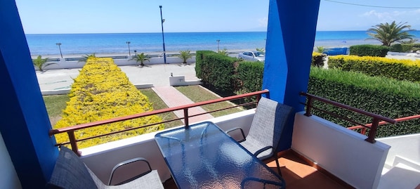 Villa, 3 Bedrooms, Smoking, Balcony | Exterior - Calm and Peaceful First Line House in Front of the sea (Nea Propontida)