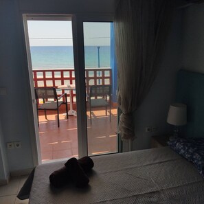 Villa, 3 Bedrooms, Smoking, Balcony | View from property - Calm and Peaceful First Line House in Front of the sea (Nea Propontida)