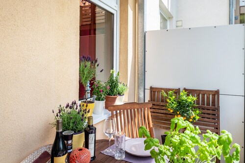Ferienwohnung 'Rostocker 7' mit Balkon und WLAN
