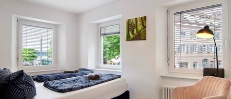 1 غرفة نوم وواي فاي مجانًا وملاءات أسرّة