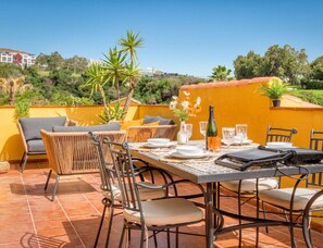 Outdoor dining - Girasol | Golf views - pool - terrace (Mijas Costa)