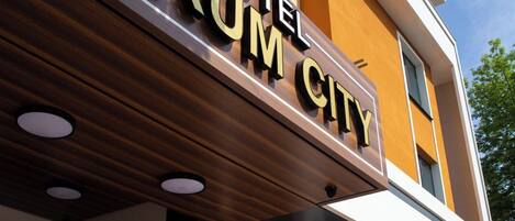 Façade de l’hébergement