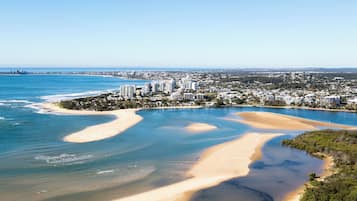 Beach nearby, white sand