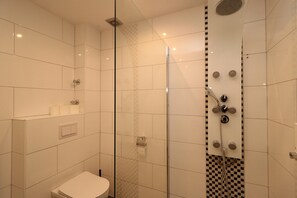 Shower, hair dryer