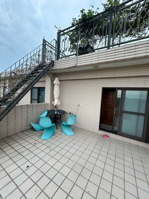 Family Quadruple Room, Partial Ocean View | Terrace/patio - Toucheng 1790 B&B (Toucheng)