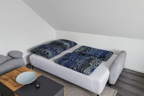 1 chambre, lit parapluie, Wi-Fi, draps fournis