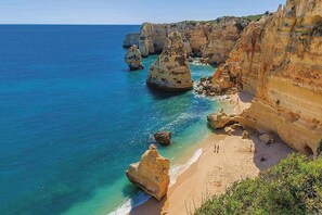 Una spiaggia nelle vicinanze