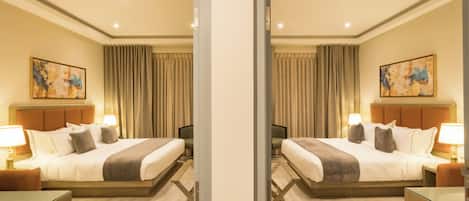Suite | In-room safe, individually furnished, desk, laptop workspace