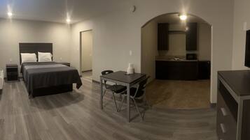 Desk, laptop workspace, free WiFi