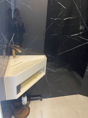 Haartrockner, Seife, Toilettenpapier