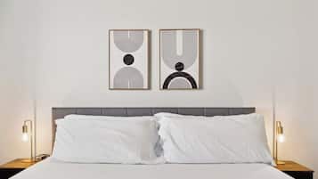 2 habitaciones, tabla de planchar con plancha, wifi y ropa de cama