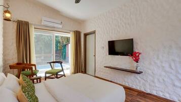 1 sovrum, skrivbord, strykjärn/strykbräda och wi-fi