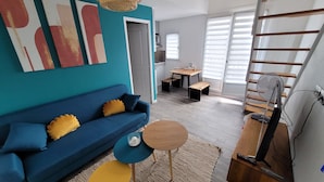 Smart TV - Appartement de Charme Dans Résidence Sécurisée Avec Balcon et Piscine Chauffée (Guérande)