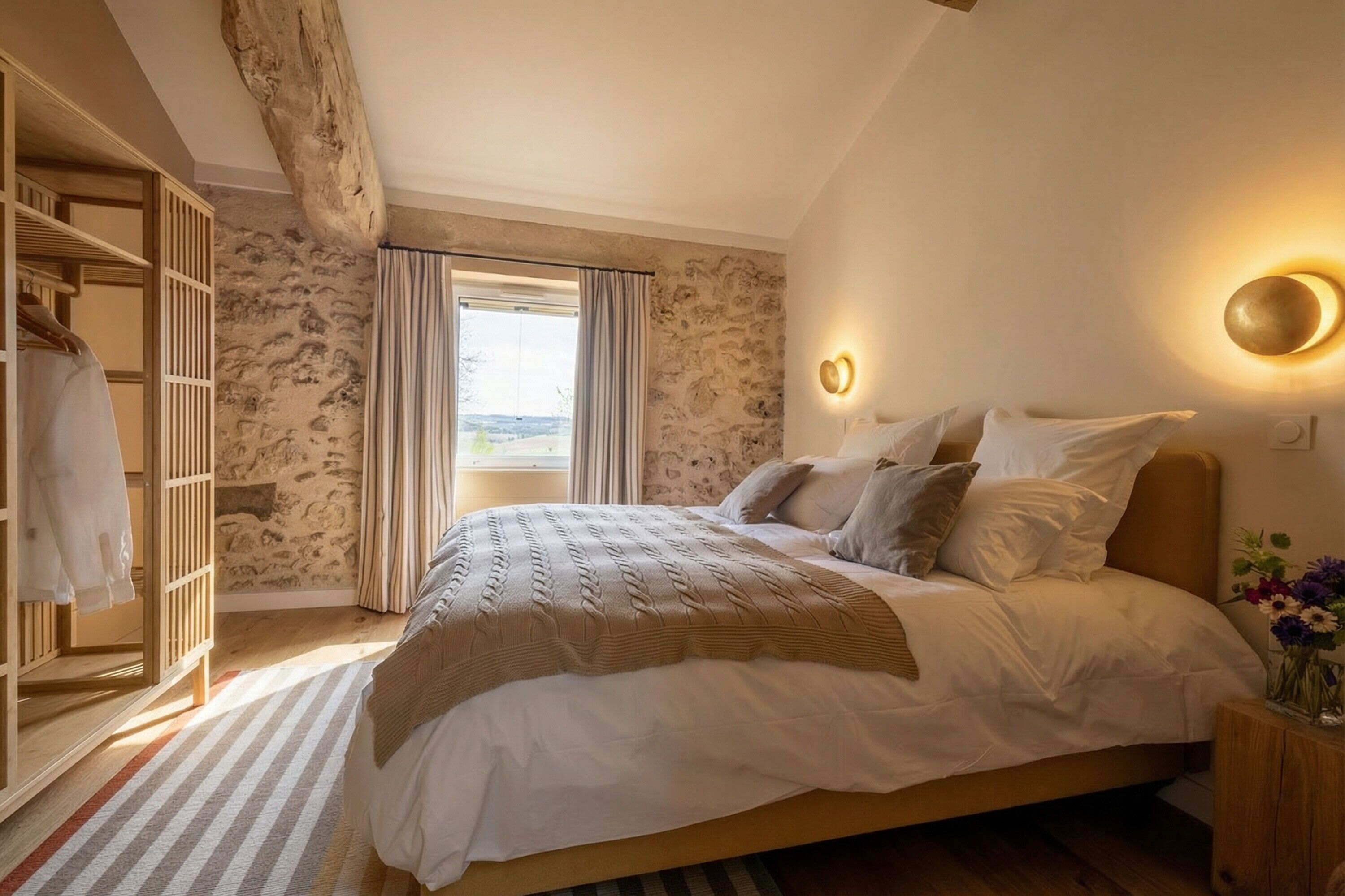 6 chambres, fer et planche à repasser, lit parapluie, Wi-Fi gratuit