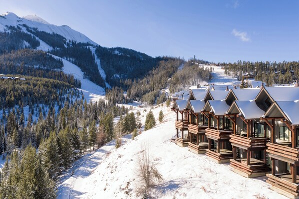 Exterior - Book a Holiday Getaway Today! Ski-in, Ski-out Townhome with Private Hot Tub (Big Sky)