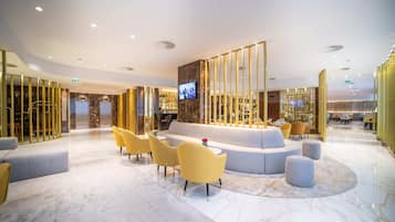 Sala de estar en el lobby