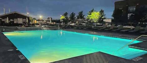 Una piscina climatizada