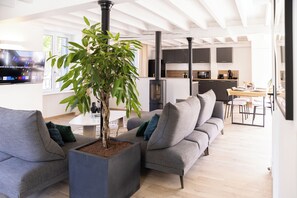 Smart TV, books - Les Maisons de L'abreuvoir Côté Parc Marly-le-roi (Marly-le-Roi)