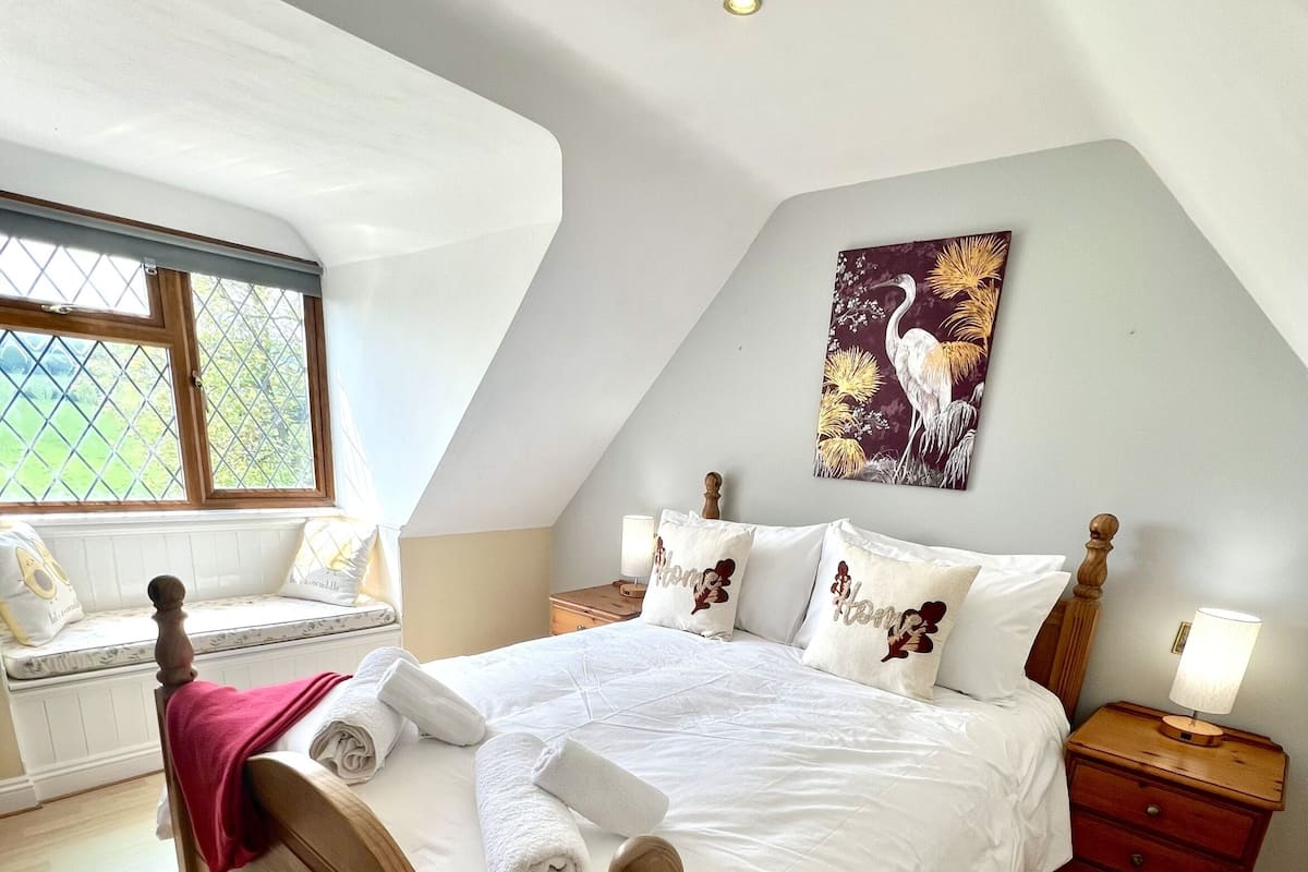 Superior tweepersoonskamer, en-suite badkamer, uitzicht op tuin (5) | Gratis wifi