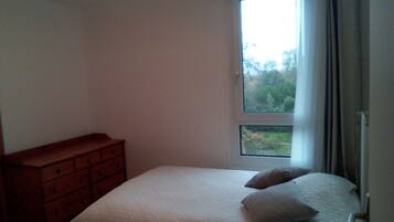 2 chambres, fer et planche à repasser, Wi-Fi, draps fournis