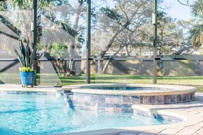Una piscina climatizada
