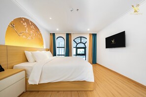 Apartamento Deluxe | 1 dormitorio, escritorio, sistema de insonorización