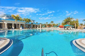 Una piscina riscaldata