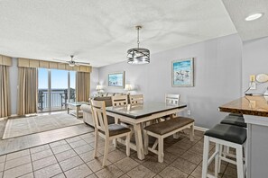 Dining - Nautical Oceanfront Condo, Indoor Pool, Lazy River | Crescent Shores - N 1802 (North Myrtle Beach)