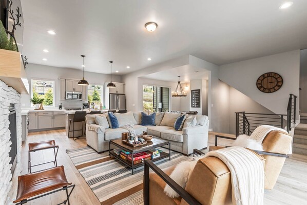 TV connectée, cheminée