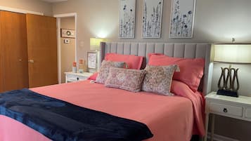 2 habitaciones, tabla de planchar con plancha, cuna de viaje y wifi