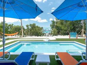 Una piscina climatizada