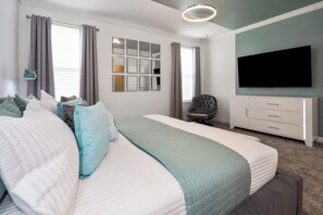 6 bedrooms, iron/ironing board, travel crib, free WiFi