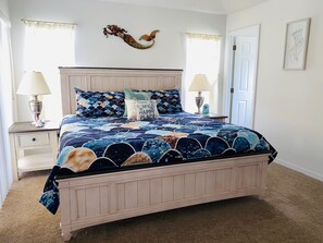 4 bedrooms, iron/ironing board, bed sheets
