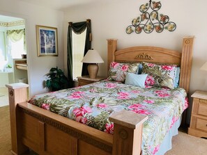 4 bedrooms, iron/ironing board, bed sheets