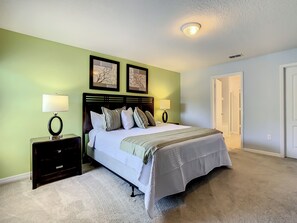 6 bedrooms, iron/ironing board, bed sheets - Calabria Villa Near Disney - Pool - Game Room (Kissimmee)
