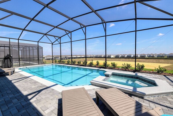 Pool - Kandice's 10-bed Themed Windsor Island Home (Davenport)